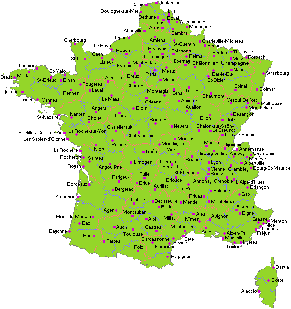 Carte de France